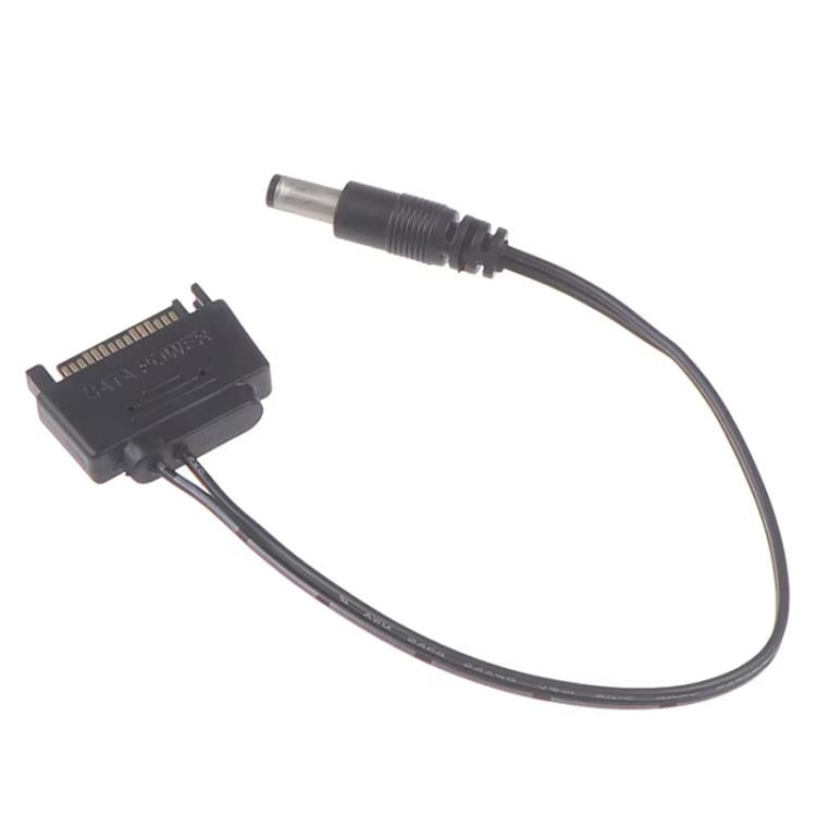 20cm SATA Male To 5.5 x 2.1mm DC Connection Cable 12V Power Cable