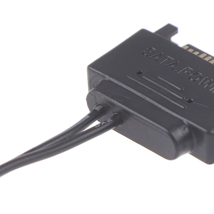 20cm SATA Male To 5.5 x 2.1mm DC Connection Cable 12V Power Cable