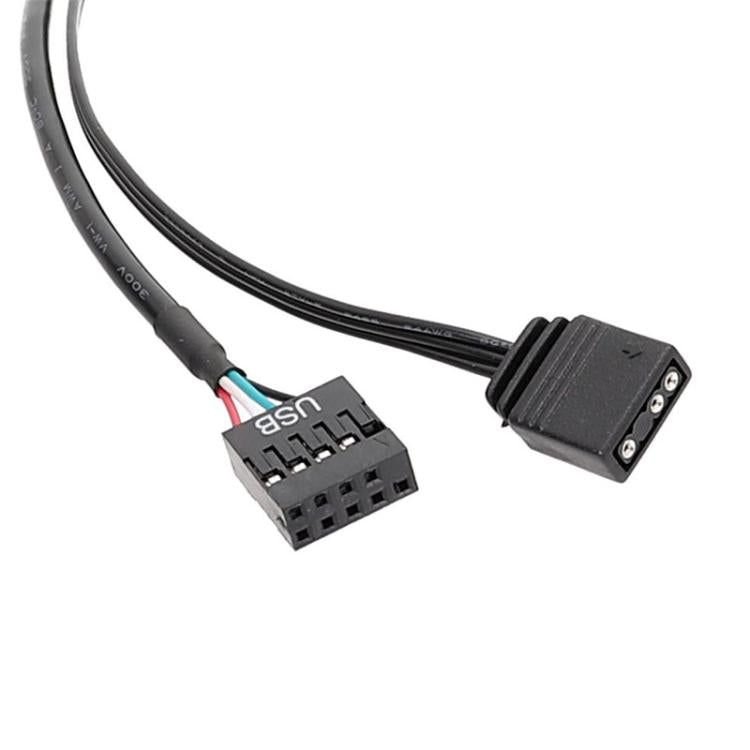 50cm Lighting Cable Content Upload Cable for COLORFUL RTX3090TI / RTX4080 / RTX4070TI / RTX4070 / RTX4090TI / RTX4090