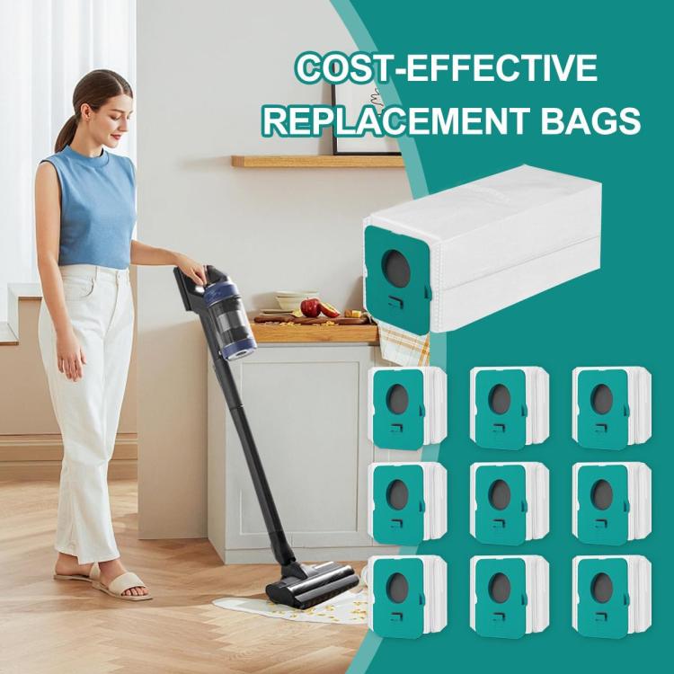 2pcs /Pack Dust Bag For Samsung BESPOKE VS20 Series Vacuum Cleaner Replacement - White