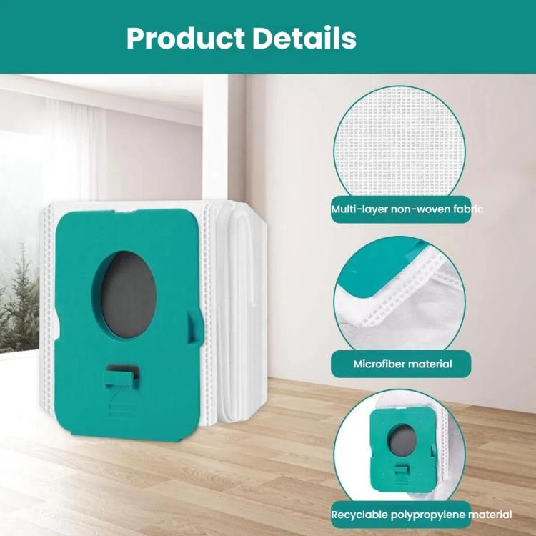 2pcs /Pack Dust Bag For Samsung BESPOKE VS20 Series Vacuum Cleaner Replacement - White