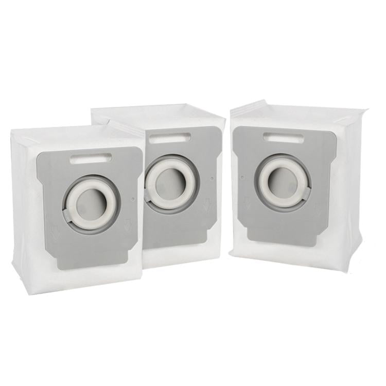 3pcs /Pack Dust Bag For IRobot I7 / E6 / E5 / S9 Series Vacuum Cleaner Replacement - White