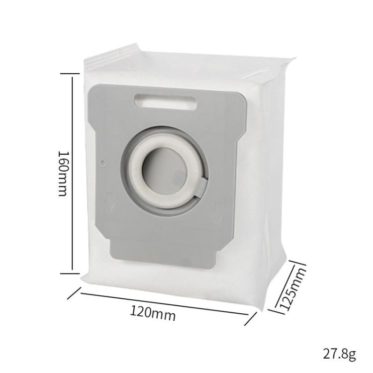 3pcs /Pack Dust Bag For IRobot I7 / E6 / E5 / S9 Series Vacuum Cleaner Replacement - White