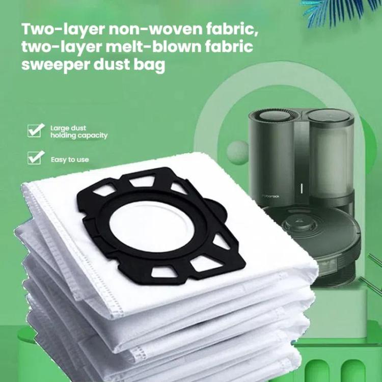 4pcs /Pack Dust Bag For Karcher WD4 / WD5 / WD6 / MV4 / MV5 / MV6 Vacuum Cleaner Replacement - White