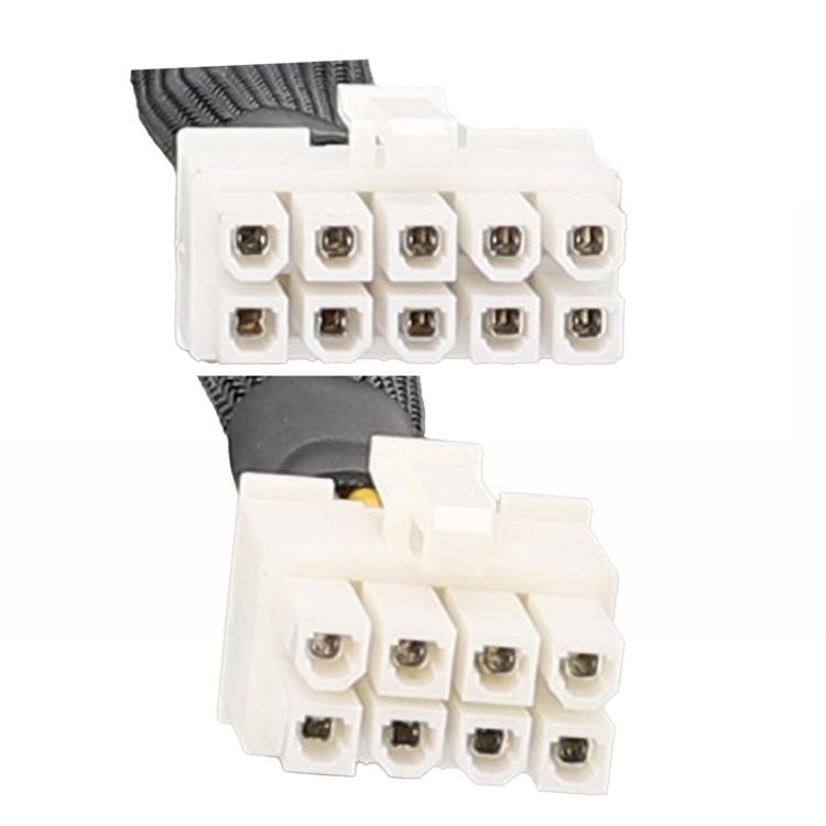 For HP DL380 Gen9 10 Pin To 8 Pin GPU Power Supply Cable 805123-001 803403-001, Length: 25cm