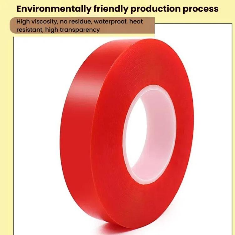 5rolls 0.2mm Thick Acrylic Polyester PET Double Sided Adhesive Tape, 10m/roll, Width: 3mm