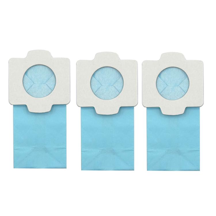 3pcs /Pack Dust Bags for Makita CL102/CL104/CL107/CL182 Vacuum Cleaners - Blue