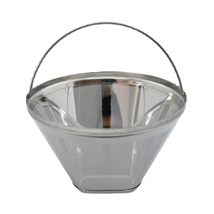 Replacement Filter Basket For Drip Coffee Makers Universal Ultra-Fine Mesh Coffee Powder Basket With Durable Handle