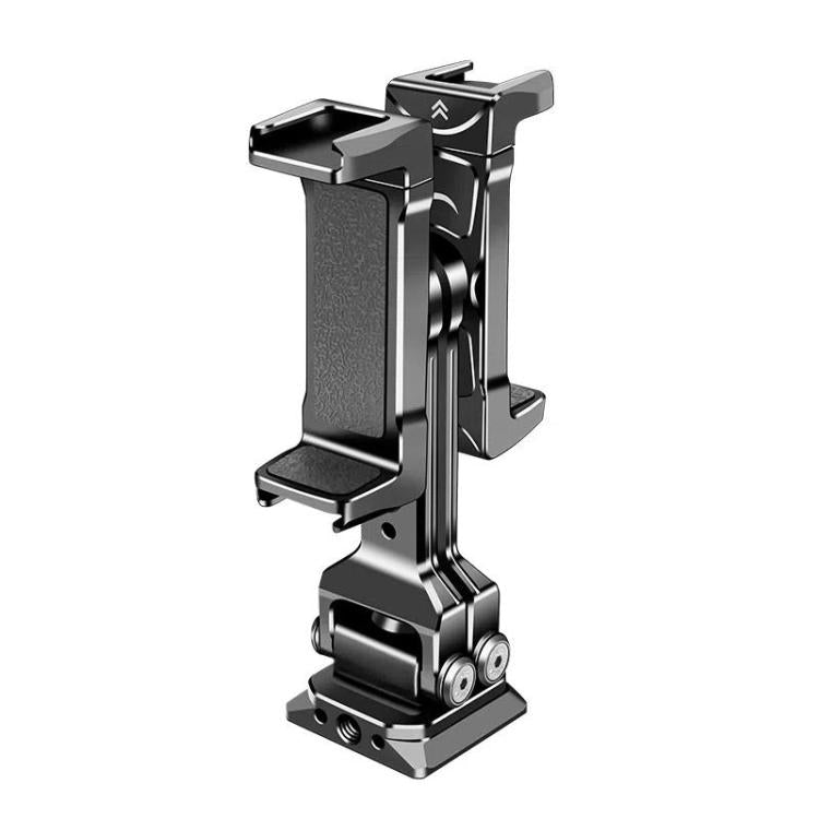 Dual Phone Mount Teleprompter Stand with Arca-Swiss Base Compatible with DJI Stabilizers for Live Streaming/Vlogging/Video Recording - 8245