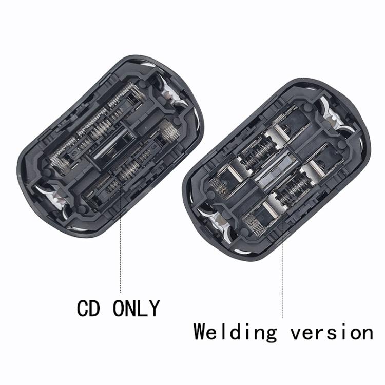 For Braun Series 3 Replacement Foil & Cutter 32B Precision Welded Stainless Steel Shaver Head - Black