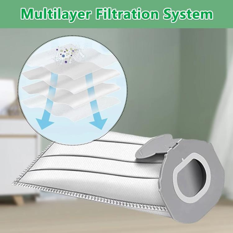 2pcs Dust Bag For Vorwerk Kobold FP7 / VK7 Sweeping Robot Accessories