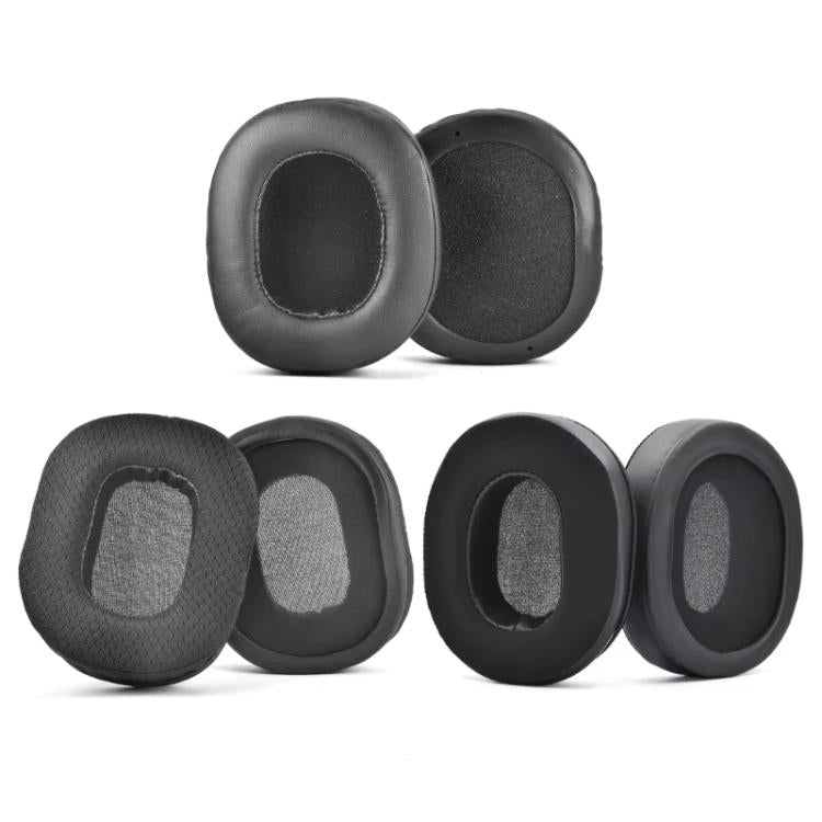 1pair Replacement Ear Pads for Pioneer SE-MS9BN SE-MS7BT SE-MS5T Headphones, Spec: Leather Type