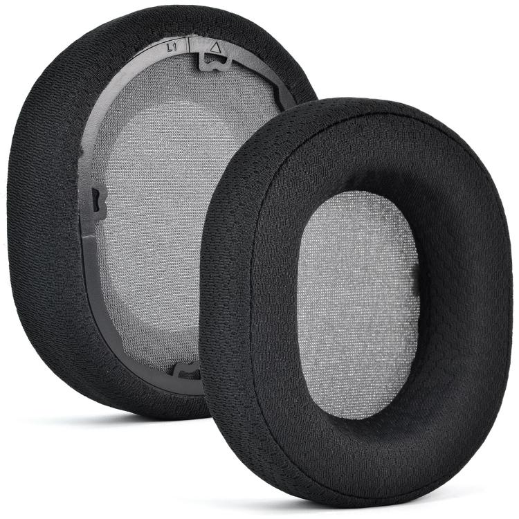 For Corsair HS55/HS55 Pro/HS65 Headset 1pair Replacement Ear Cushions Ear Pads, Style: Football Net Black