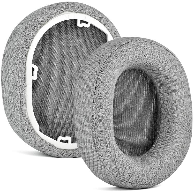 For Corsair HS55/HS55 Pro/HS65 Headset 1pair Replacement Ear Cushions Ear Pads, Style: Football Net Gray