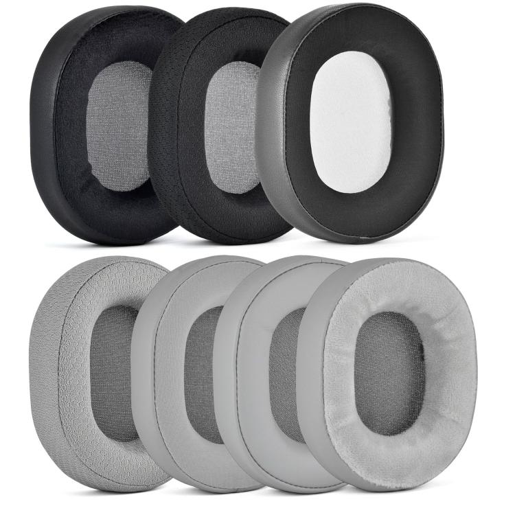For Corsair HS55/HS55 Pro/HS65 Headset 1pair Replacement Ear Cushions Ear Pads, Style: Football Net Black