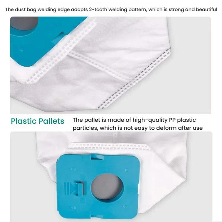 For Samsung VS20A95923W 2pcs Short Vacuum Cleaning Station Dust Bag - Riveting