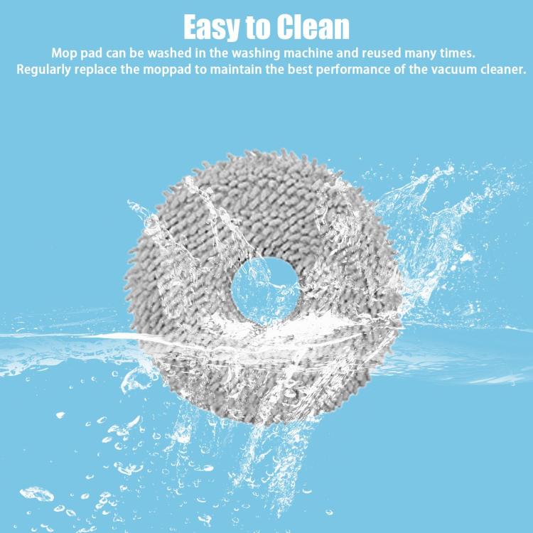For ECOVACS Deebot T30 Pro / MAX Auto Sweeper Accessories, Spec: 3pcs Chenille Wipes
