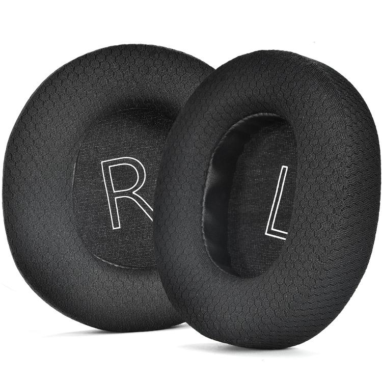 For Microsoft Xbox Series Gaming Headset 1pair Ear Cushion Covers Replacement Ear Pads - Football Net Black