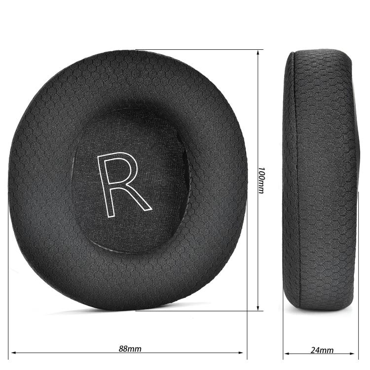 For Microsoft Xbox Series Gaming Headset 1pair Ear Cushion Covers Replacement Ear Pads - Football Net Black