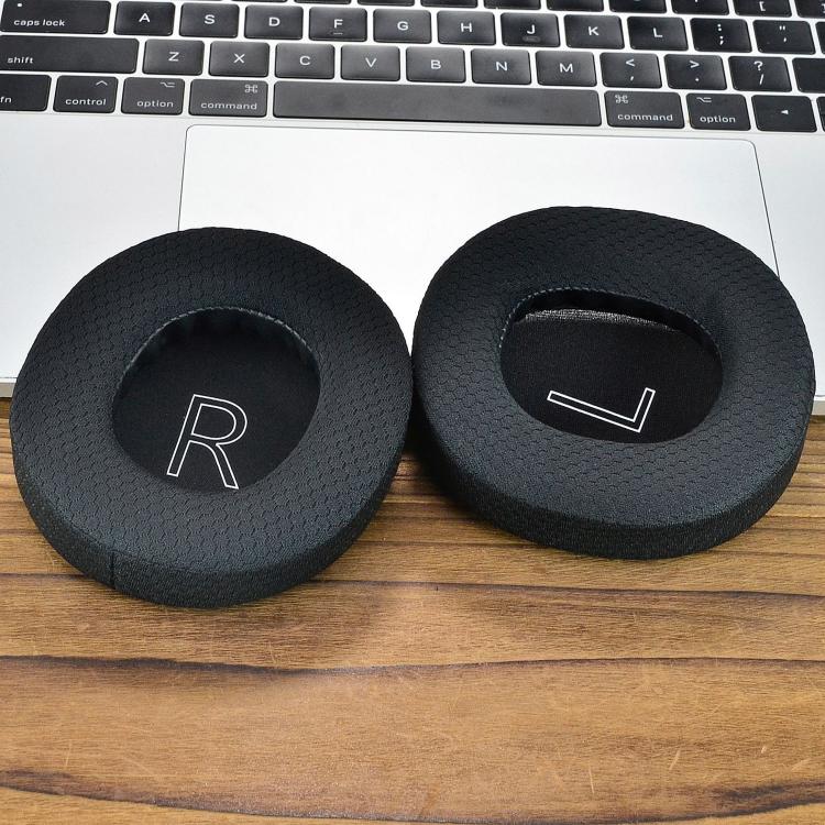 For Microsoft Xbox Series Gaming Headset 1pair Ear Cushion Covers Replacement Ear Pads - Football Net Black