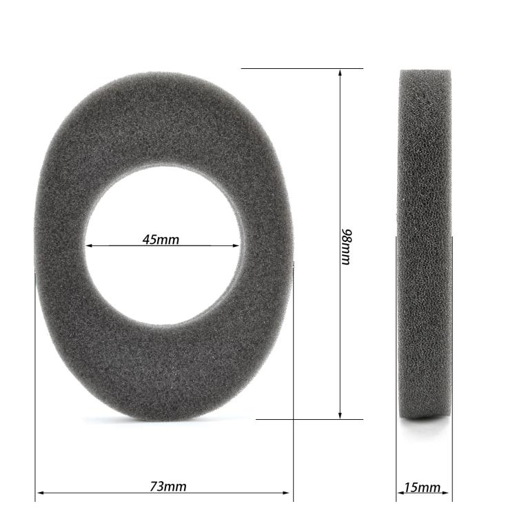 6pcs /Pack Ear Cushions For 3M WorkTunes Connect Series Headphones Noise Isolating Foam Pads, Spec: Hollow Type
