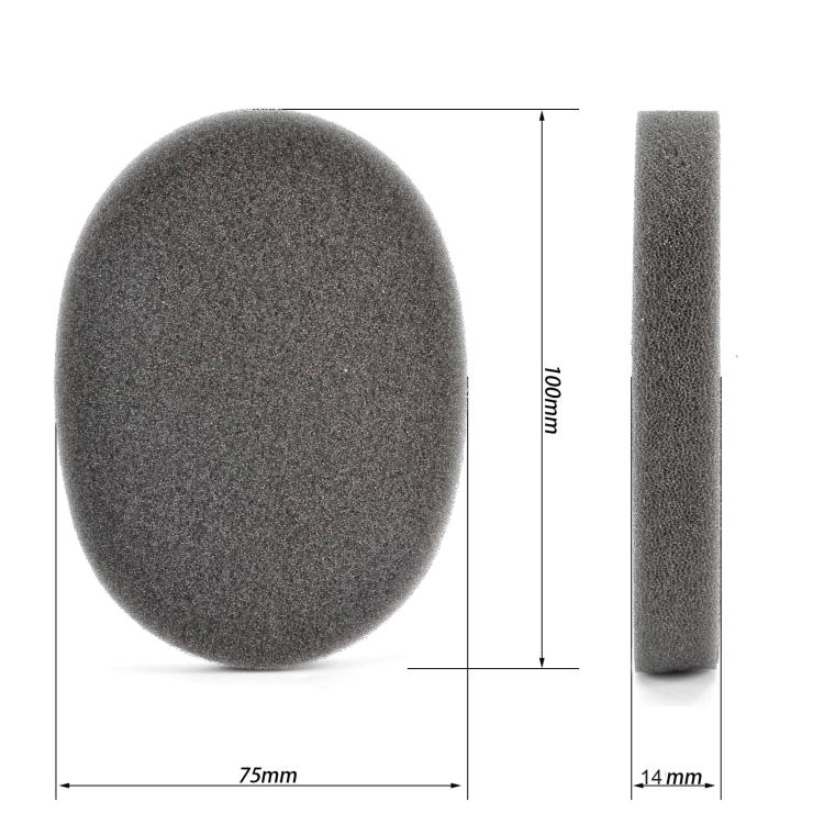 6pcs /Pack Ear Cushions For 3M WorkTunes Connect Series Headphones Noise Isolating Foam Pads, Spec: Solid Type