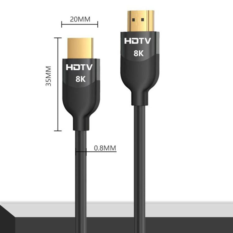 VegGieg W-H114 HDMI 2.1 HD Cable 8K 60Hz TV Set-Top Box Computer Monitor Projection Video Cable, Length: 1.5M
