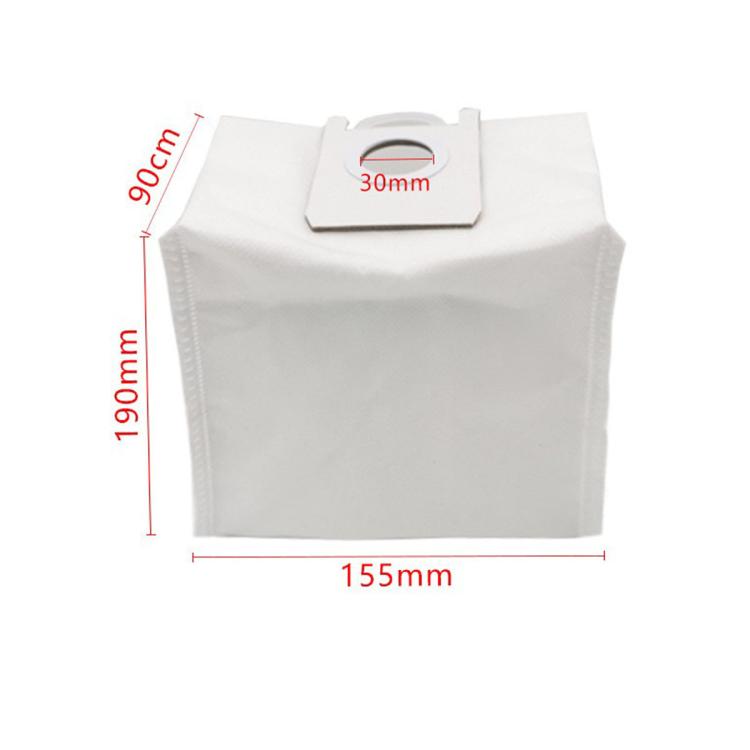 For ROIDMI EVE Plus Robot Vacuum 3pcs/Pack Dust Bag Replacement Parts - White