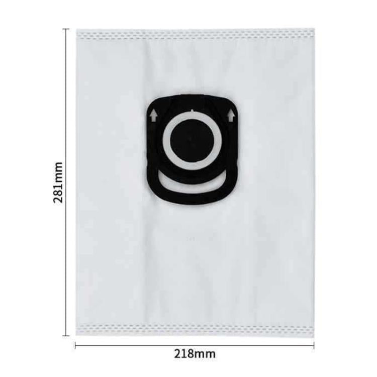 5pcs /Pack Dust Bag For Rowenta ZR200540 / ZR200520 / ZR200720 Vacuum Cleaner - White