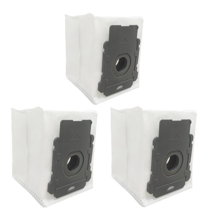 3pcs /Pack Dust Bag For IRobot Roomba I7 / I3 / J7 / E5 / E6 / S9 Vacuum Replacement Parts Accessories - Dark Gray