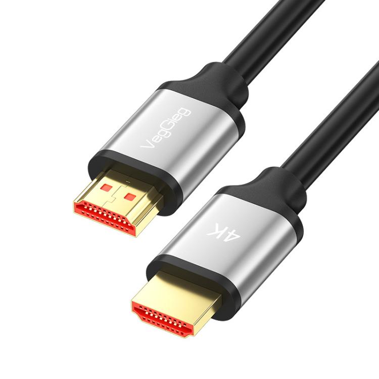 VegGieg V-H301 HDMI 2.0 HD Cable 4K 60Hz TV Set-Top Box Computer Monitor Projection Video Cable, Length: 5M