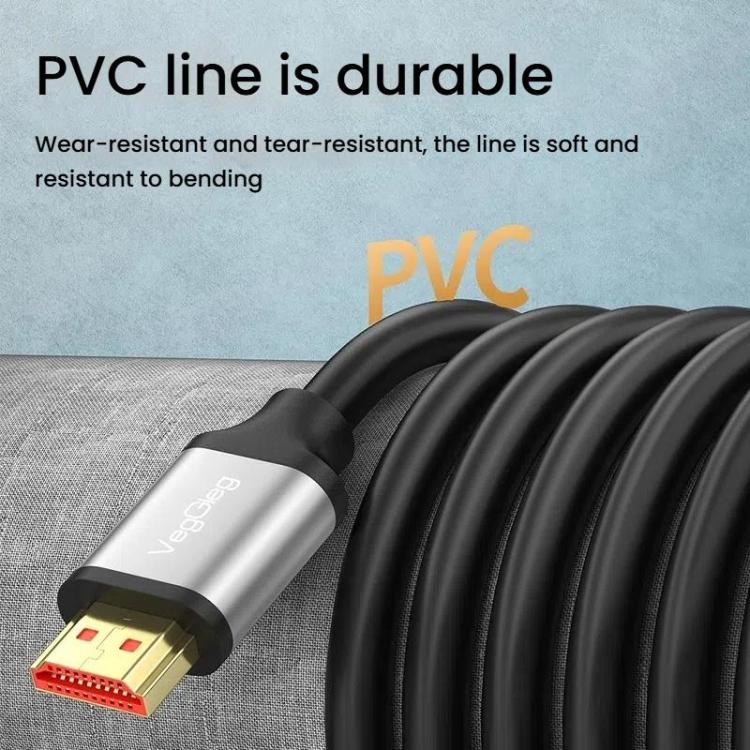 VegGieg V-H301 HDMI 2.0 HD Cable 4K 60Hz TV Set-Top Box Computer Monitor Projection Video Cable, Length: 1.5M