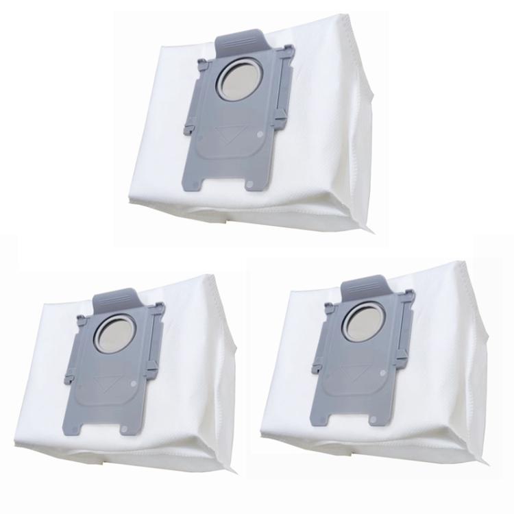 3pcs /Pack Dust Bag For Roborock G10S/S8+/S8 Pro Ultra/S7 MaxV Ultra/S7 Pro Ultra/Q7+/Q7 Max+/Q5 Max+/Q5 - White