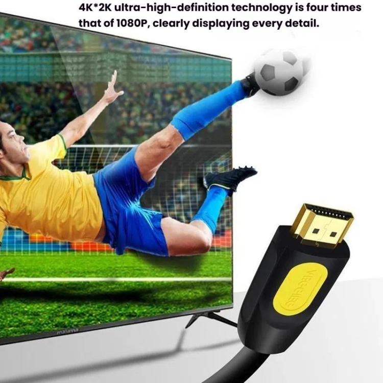 VegGieg HHI HDMI 2.0 HD Cable 4K 60Hz Television Computer Monitor Projector Video Connection Cable, Length: 5M