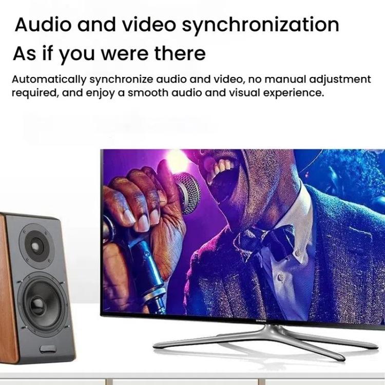 VegGieg HHI HDMI 2.0 HD Cable 4K 60Hz Television Computer Monitor Projector Video Connection Cable, Length: 8M
