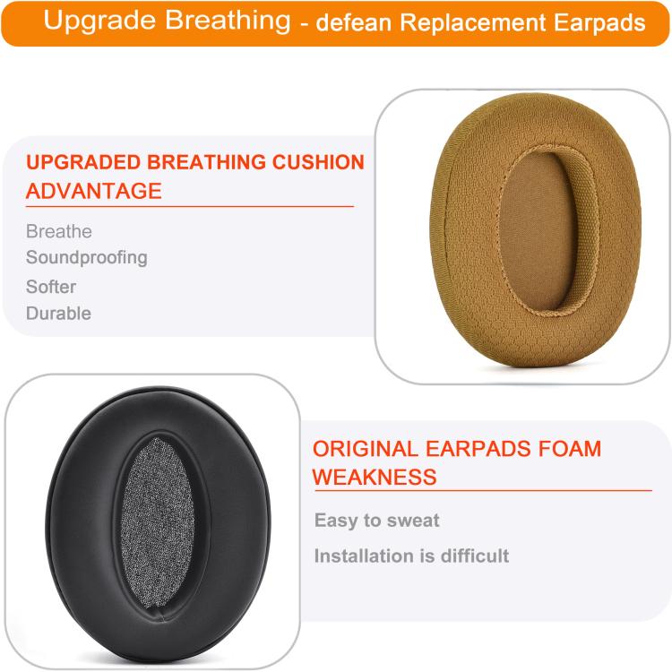 1pair Ear Cushions For Sennheiser HD 4.50BT, HD 4.50, HD 4.50BTNC, HD 4.50SE, HD 4.40BT, HD 4.30G, HD 4.20S, HD 458BT, HD 450, HD 450BT, HD 400S, HD 350BT