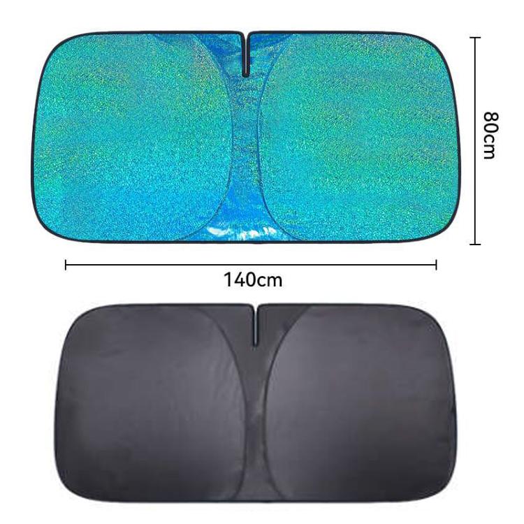 SUITU ST-4024L Car Front Windshield Sunshade Sunscreen Heat Insulation Visor - Ice Crystals