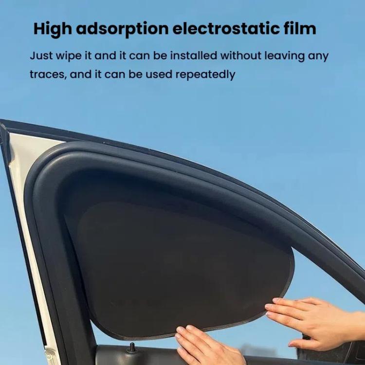 4pcs /Set SUITU ST-2414 Car Vinyl Static Film Adsorption Sunshade Sunscreen Heat Insulation Sunblinds