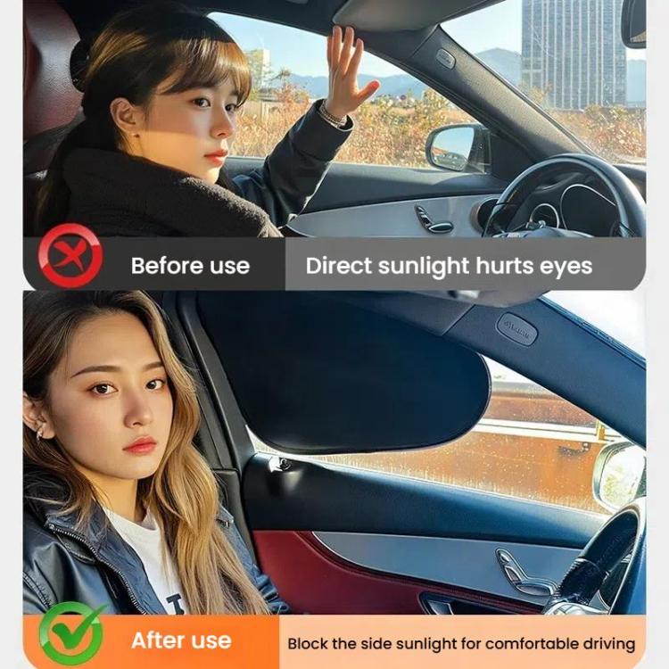 4pcs /Set SUITU ST-2414 Car Vinyl Static Film Adsorption Sunshade Sunscreen Heat Insulation Sunblinds
