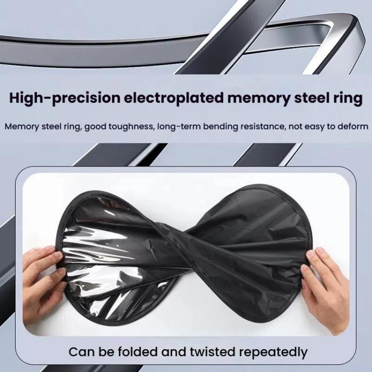 4pcs /Set SUITU ST-2414 Car Vinyl Static Film Adsorption Sunshade Sunscreen Heat Insulation Sunblinds