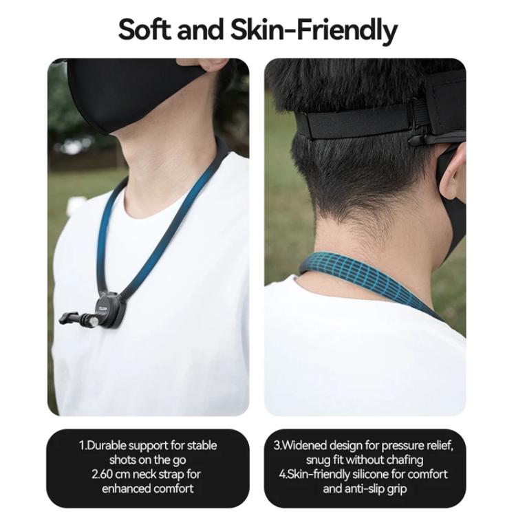 TELESIN Action Camera Neck Holder SE2.0 POV Perspective Bracket With Adjustable Chest Strap