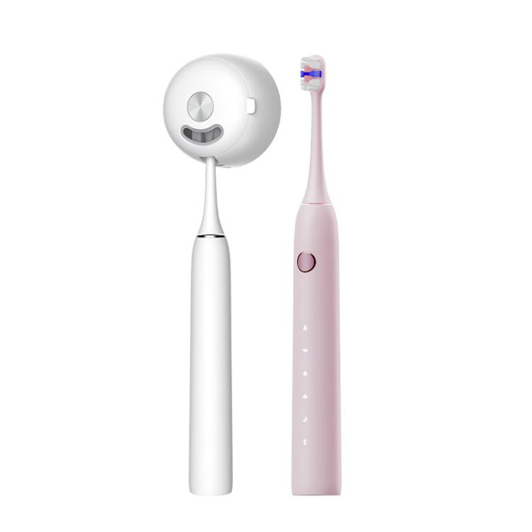Rechargeable Sonic Electric Toothbrush for Adults with Custom Mode, Antibacterial Brush Heads, Smart Timer, Spec: Standard White