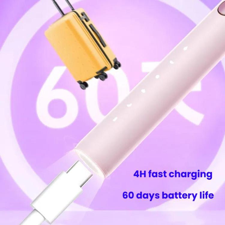 Rechargeable Sonic Electric Toothbrush for Adults with Custom Mode, Antibacterial Brush Heads, Smart Timer, Spec: Standard White