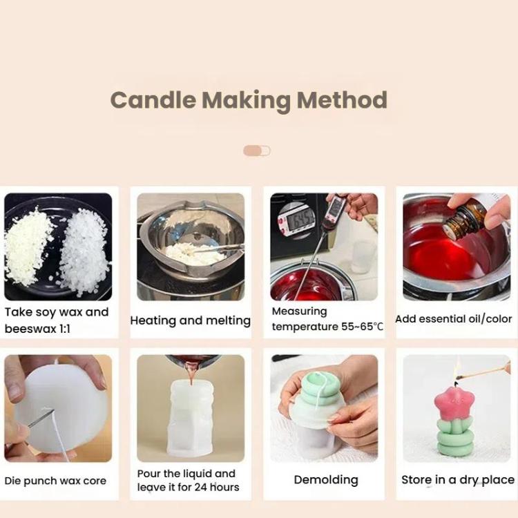 Spiral Wave Aromatherapy Candle Silicone Mold DIY Diffuser Stone Decorative Ornament Mold, Style: 3A  ZL-513