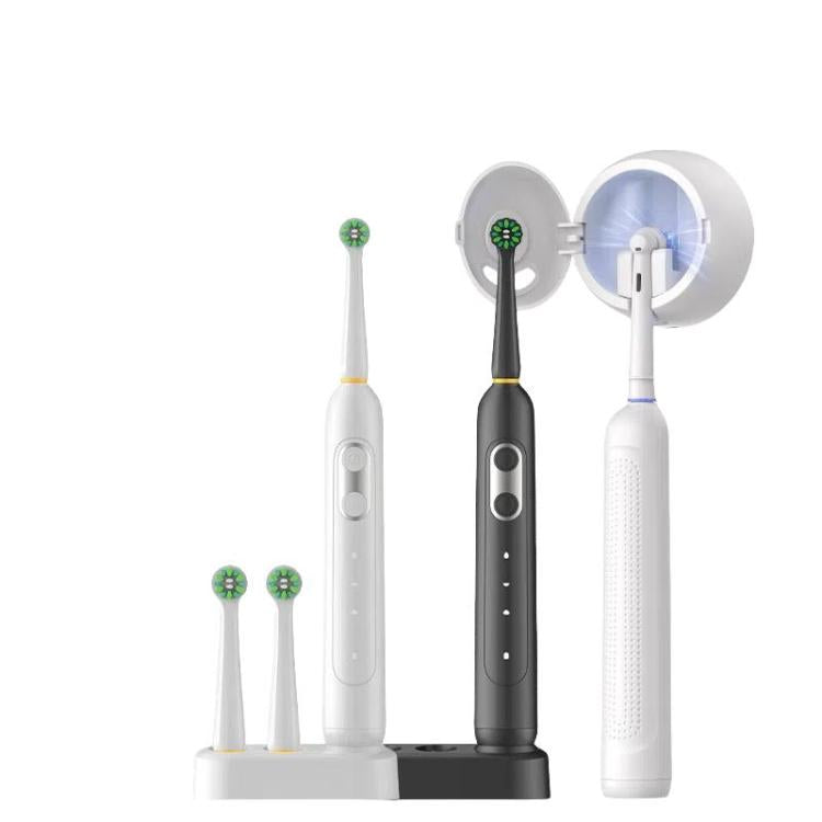Rechargeable Electric Toothbrush for Adults 4200 RPM Rotating Brush IPX8 Waterproof Inductive Charging, Style: Sterilized White