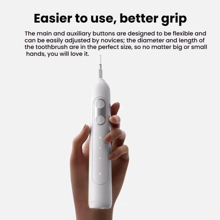 Rechargeable Electric Toothbrush for Adults 4200 RPM Rotating Brush IPX8 Waterproof Inductive Charging, Style: Sterilized White