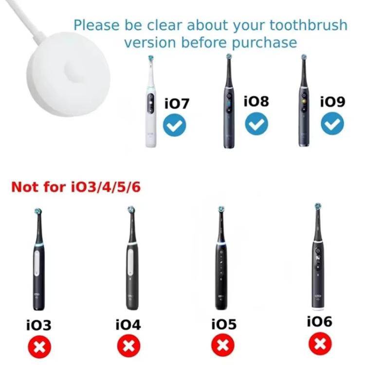 3768 Toothbrush Charger Power Adapter For Oral B IO Series 9/8/7 IO7 IO8 IO9, US Plug