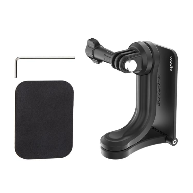 Sunnylife MJ996 Sports Camera Multi-Axis Rotating Magnetic Mount - Black