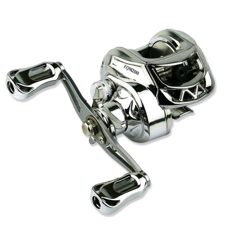 YUMOSH EQM200 Right Hand Baitcasting Fishing Reel 6.3:1 Gear Ratio with Magnetic Brake System, 12-Setting Adjustable