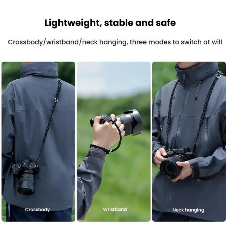 Cwatcun D178 Universal Camera Strap Hand-woven Comfortable Pressure-reducing Portable SLR Camera Strap
